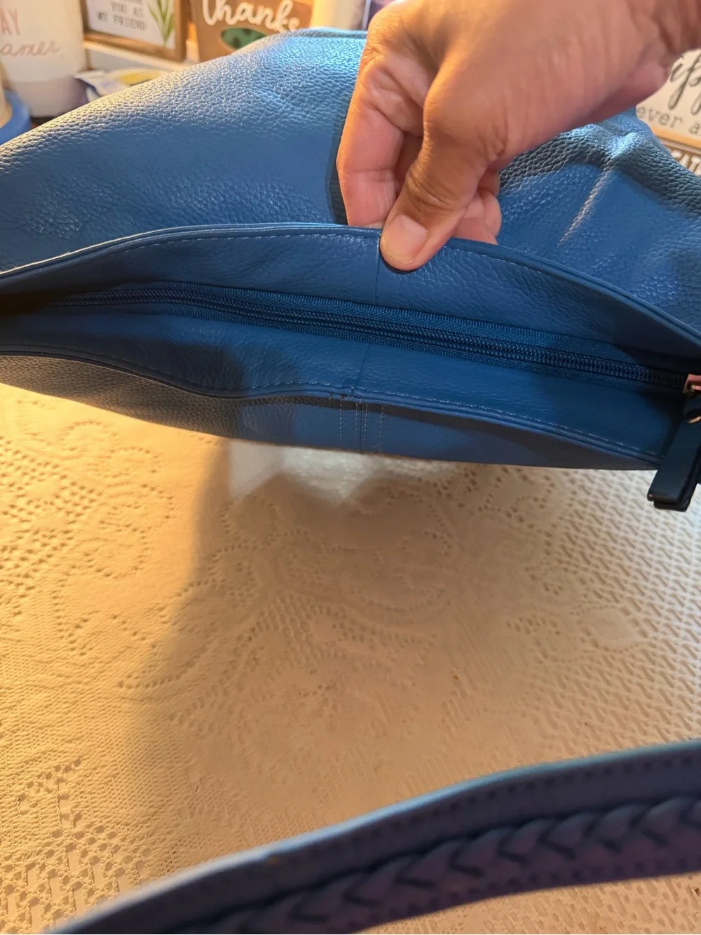 Hadaki pebbled leather